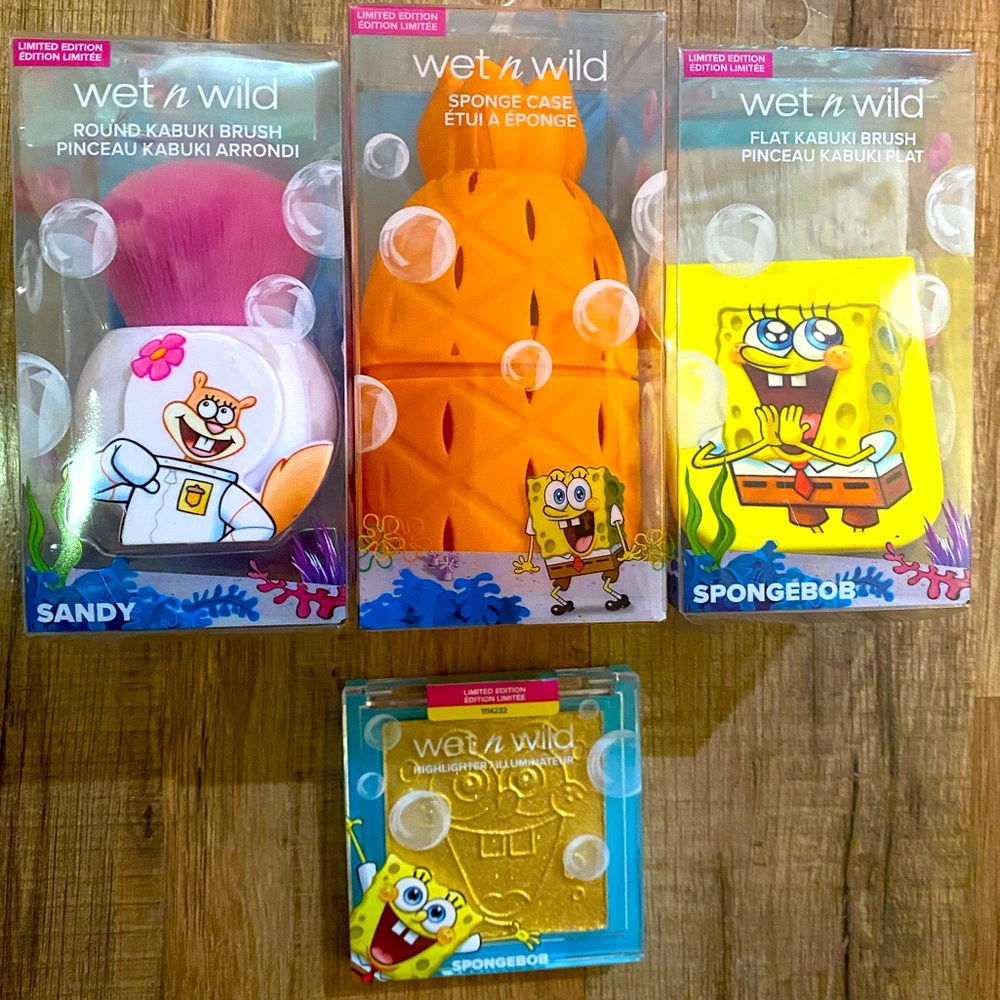Spongebob makeup accessories